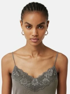 Modal Lace Vest | Mushroom -Jigsaw Shop J35853 BR024 7