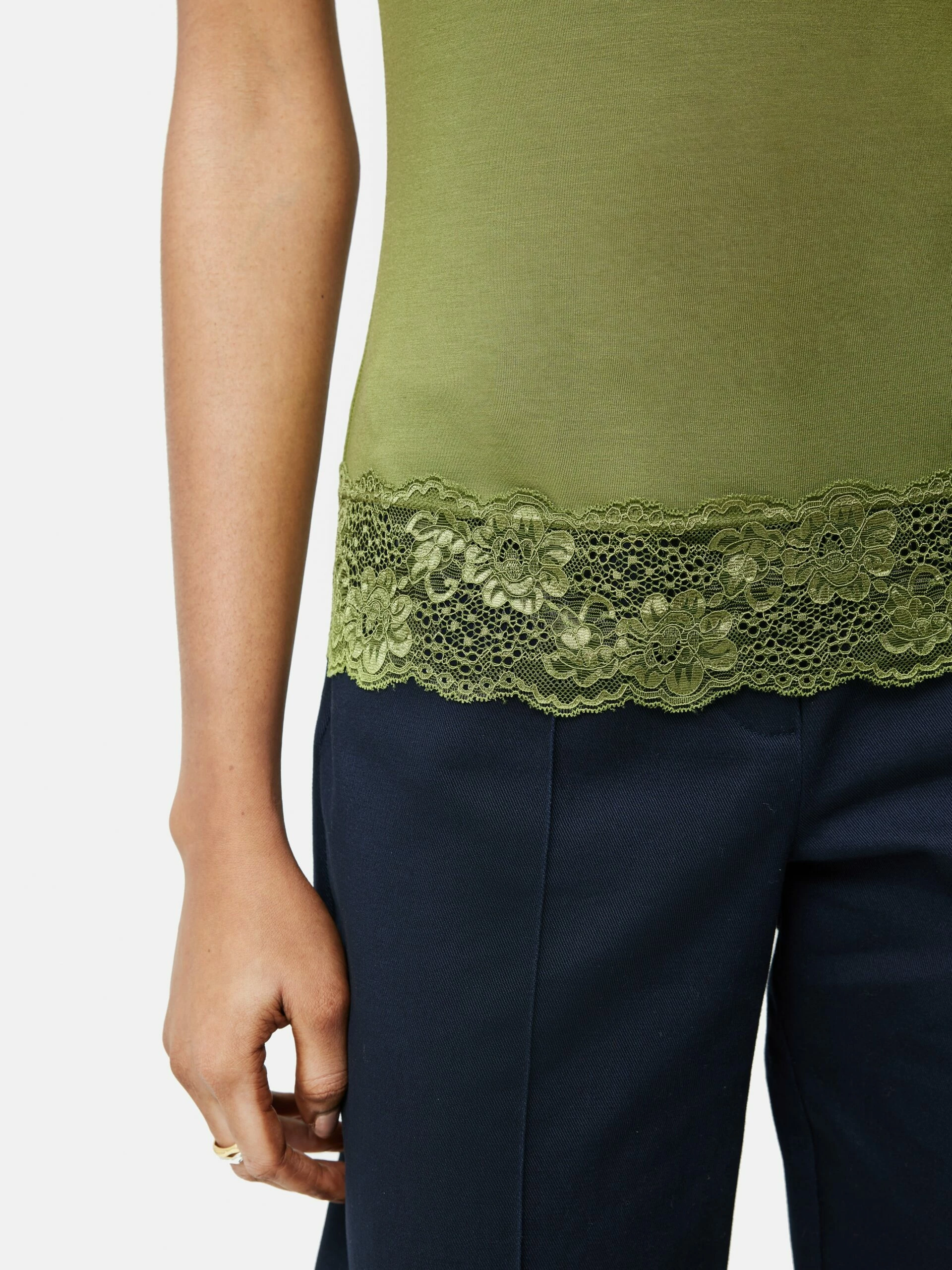 Modal Lace Vest | Sapling 3 Modal Lace Vest | Sapling - Image 3