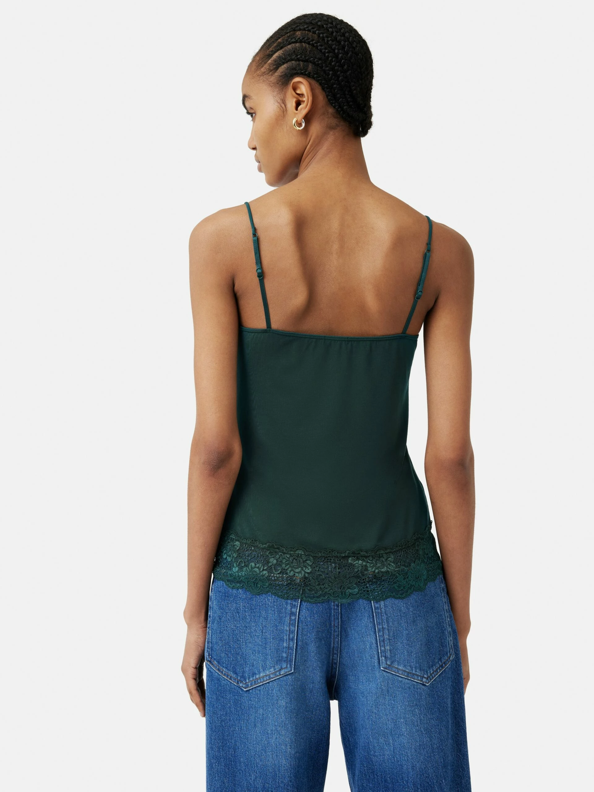 Modal Lace Vest | Nordic Pine 4 Modal Lace Vest | Nordic Pine - Image 4