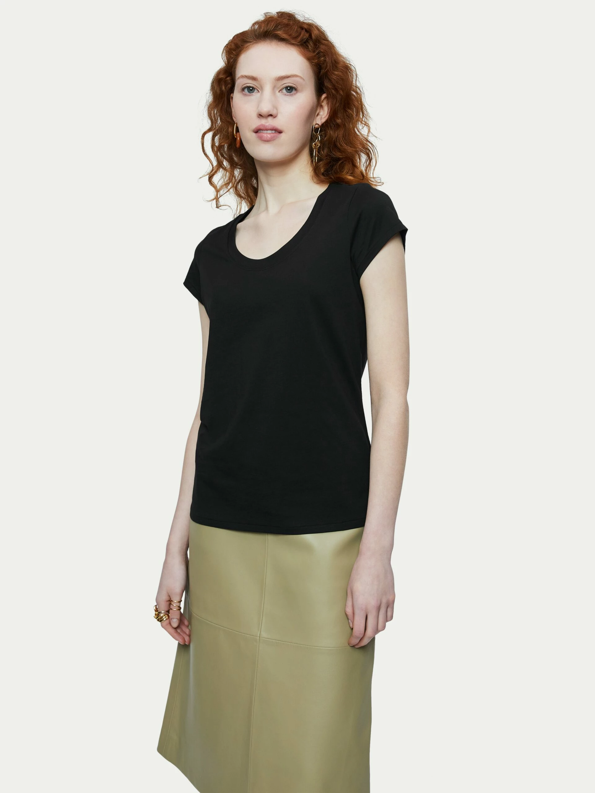 Supima Cotton Short Sleeve Tee | Black 1 Supima Cotton Short Sleeve Tee | Black