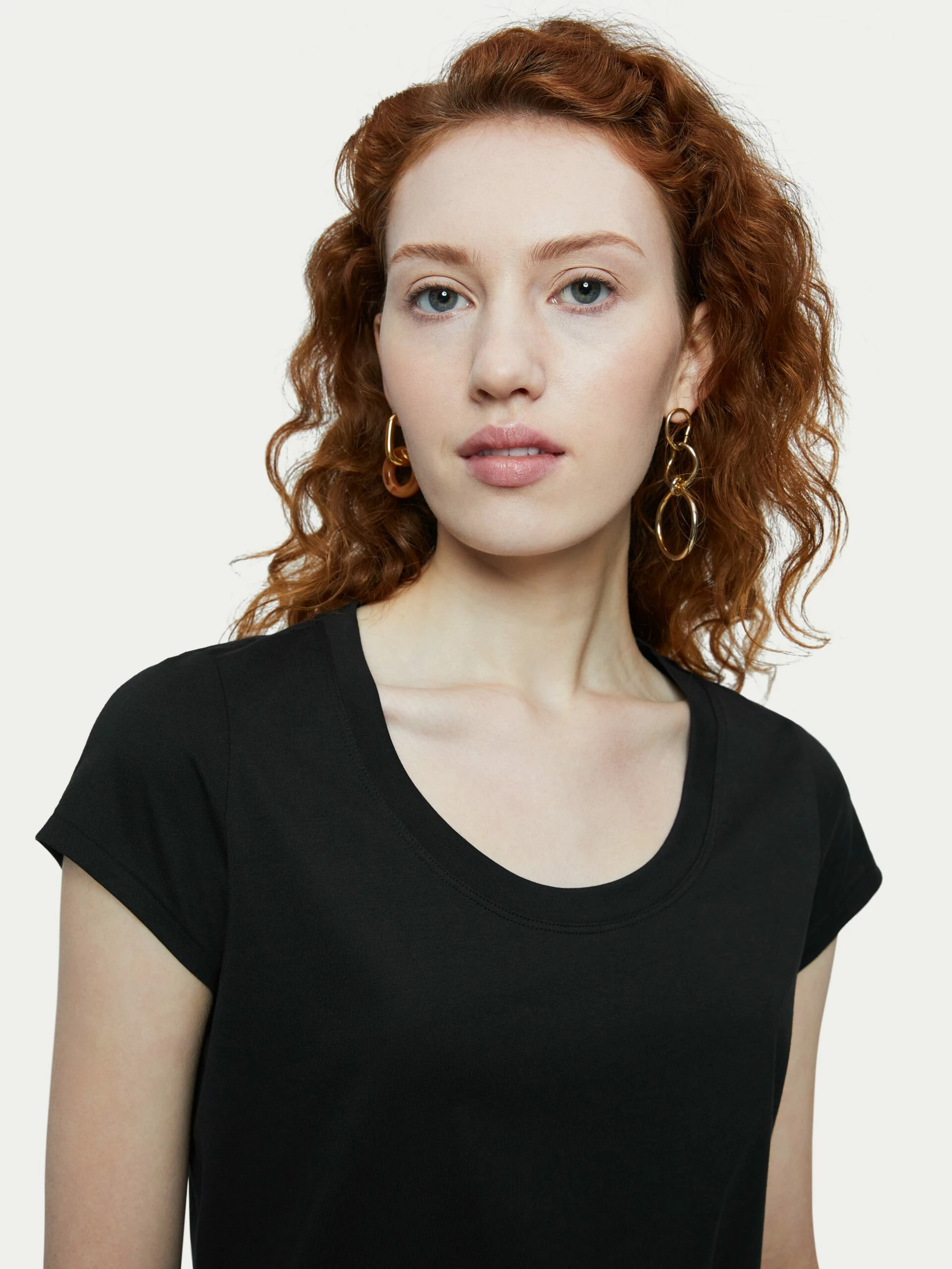 Supima Cotton Short Sleeve Tee | Black 2 Supima Cotton Short Sleeve Tee | Black - Image 2