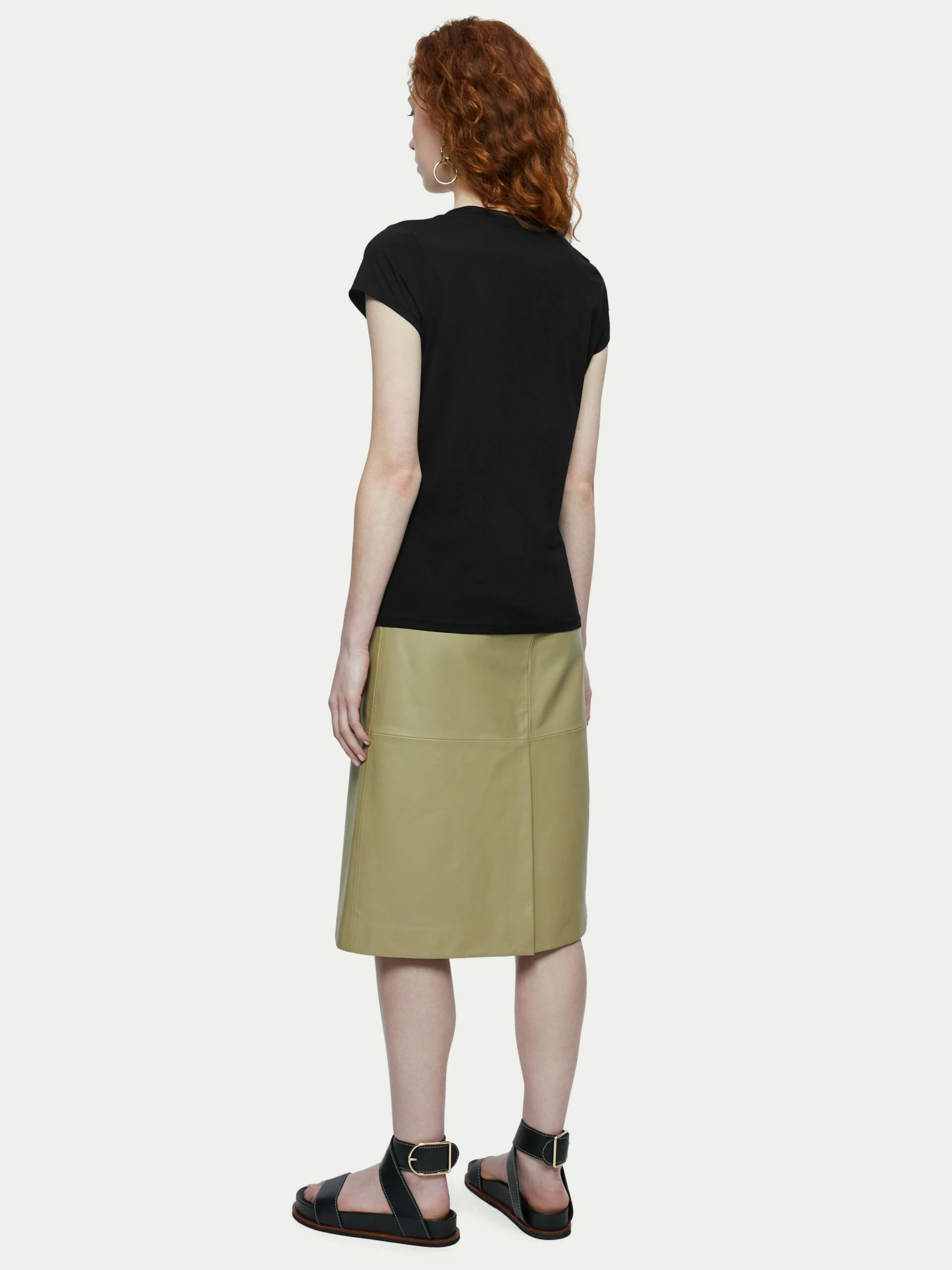 Supima Cotton Short Sleeve Tee | Black 4 Supima Cotton Short Sleeve Tee | Black - Image 4