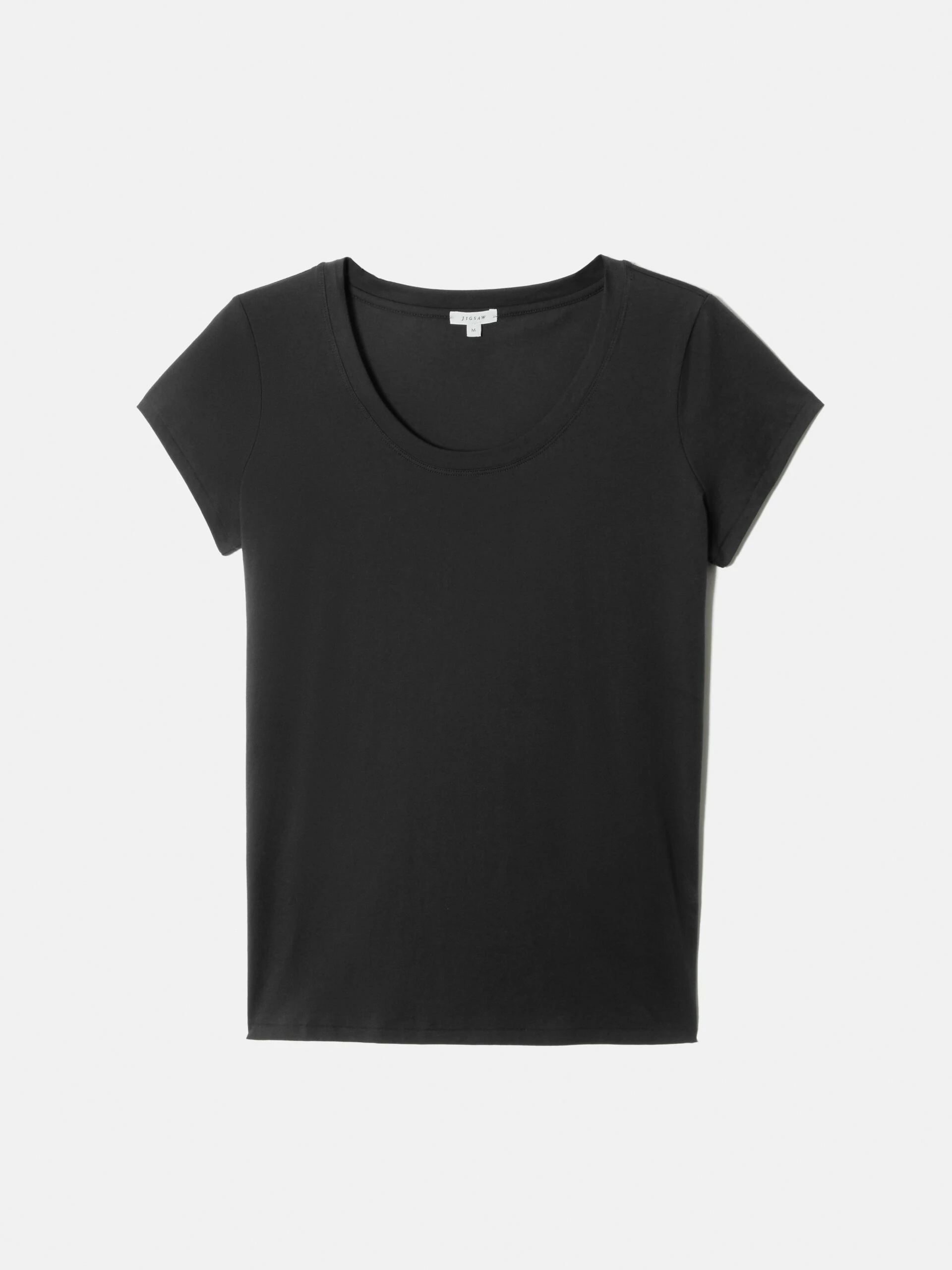 Supima Cotton Short Sleeve Tee | Black 5 Supima Cotton Short Sleeve Tee | Black - Image 5