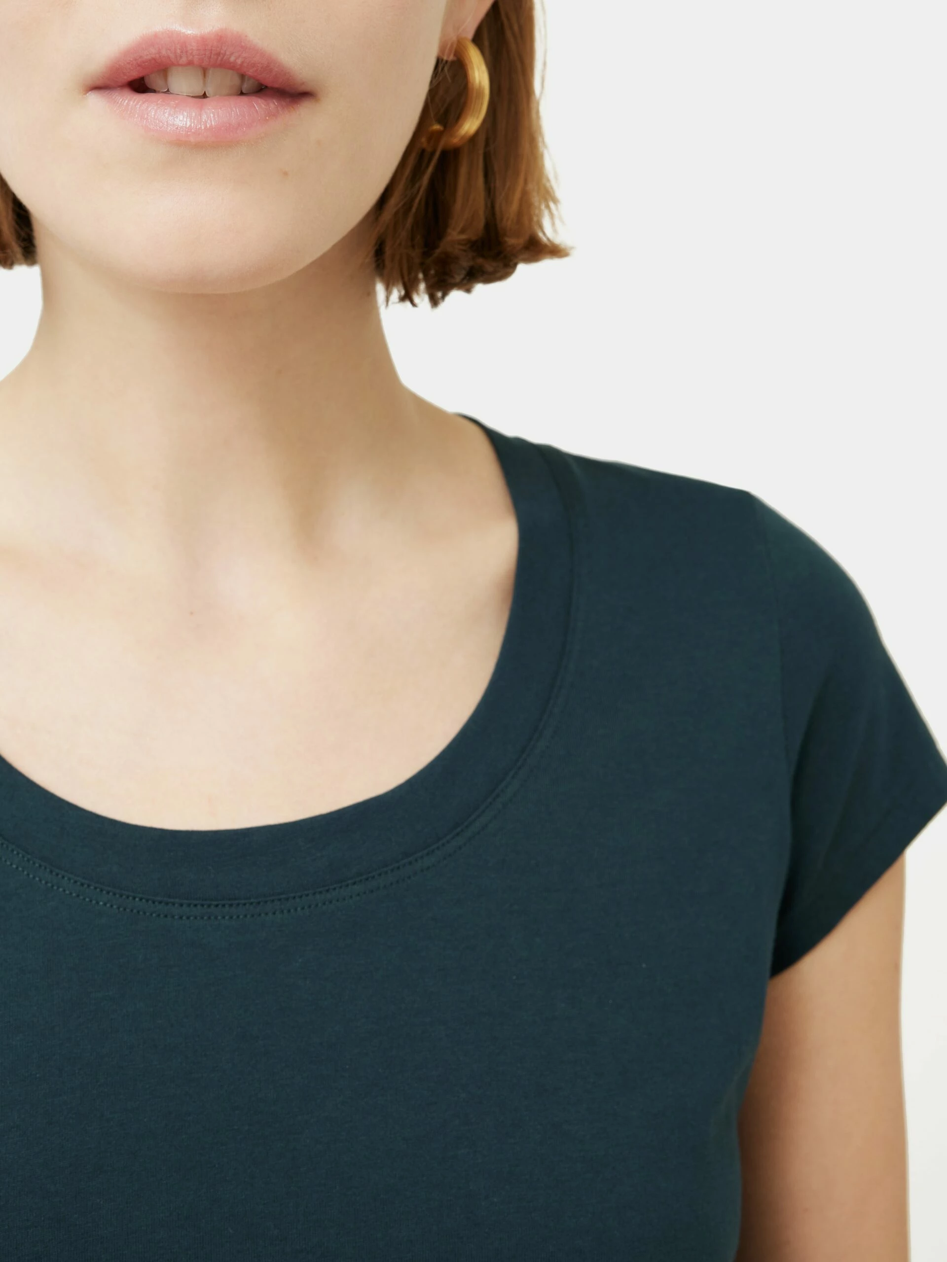 Supima Cotton Short Sleeve Tee | Eucalyptus 2 Supima Cotton Short Sleeve Tee | Eucalyptus - Image 2