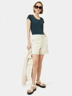 Supima Cotton Short Sleeve Tee | Eucalyptus 9 Supima Cotton Short Sleeve Tee | Eucalyptus -Jigsaw Shop J42555 GN039 2