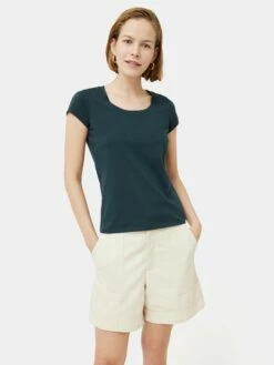 Supima Cotton Short Sleeve Tee | Eucalyptus 10 Supima Cotton Short Sleeve Tee | Eucalyptus -Jigsaw Shop J42555 GN039 3