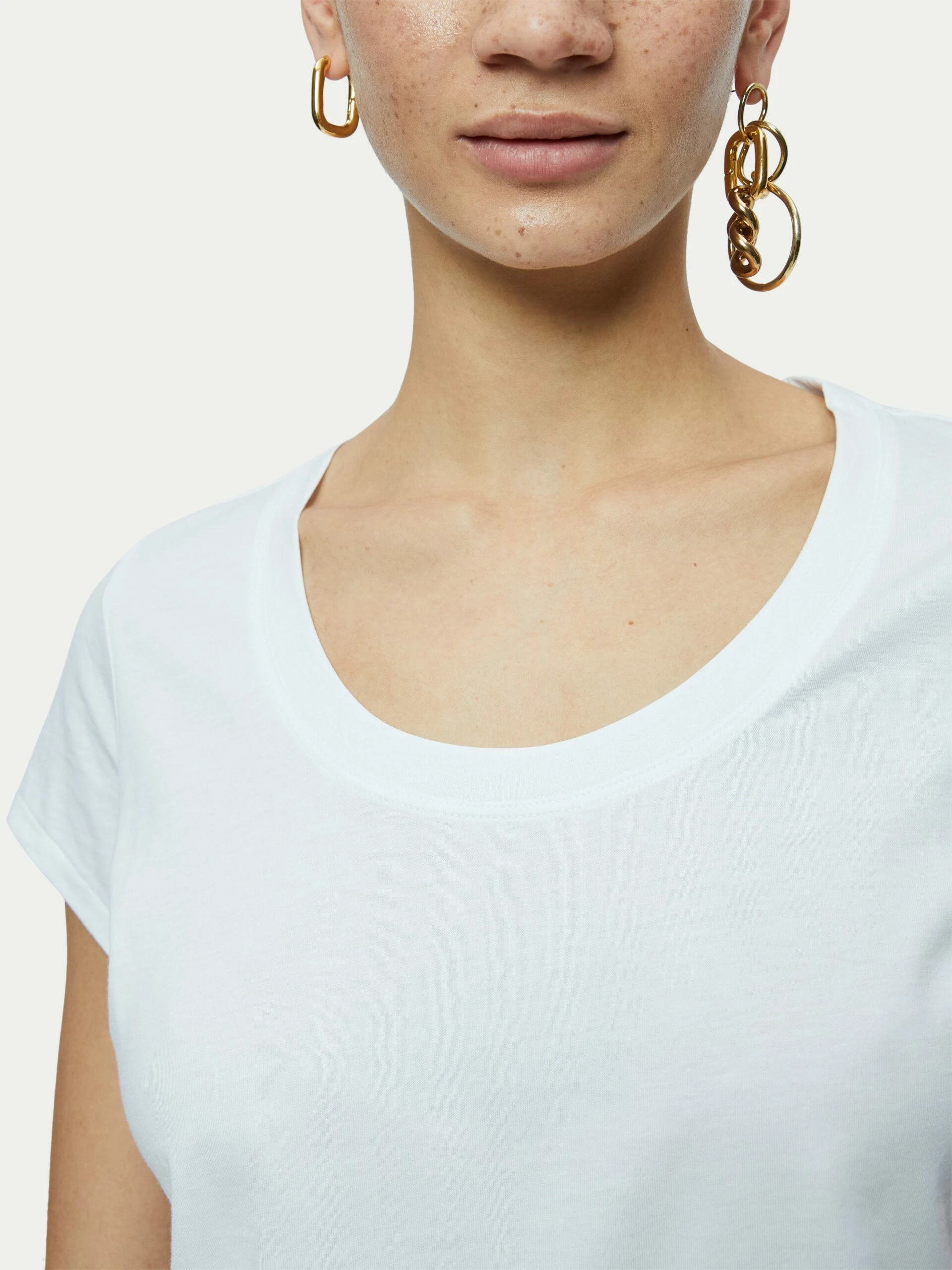 Supima Cotton Short Sleeve Tee | White 2 Supima Cotton Short Sleeve Tee | White - Image 2