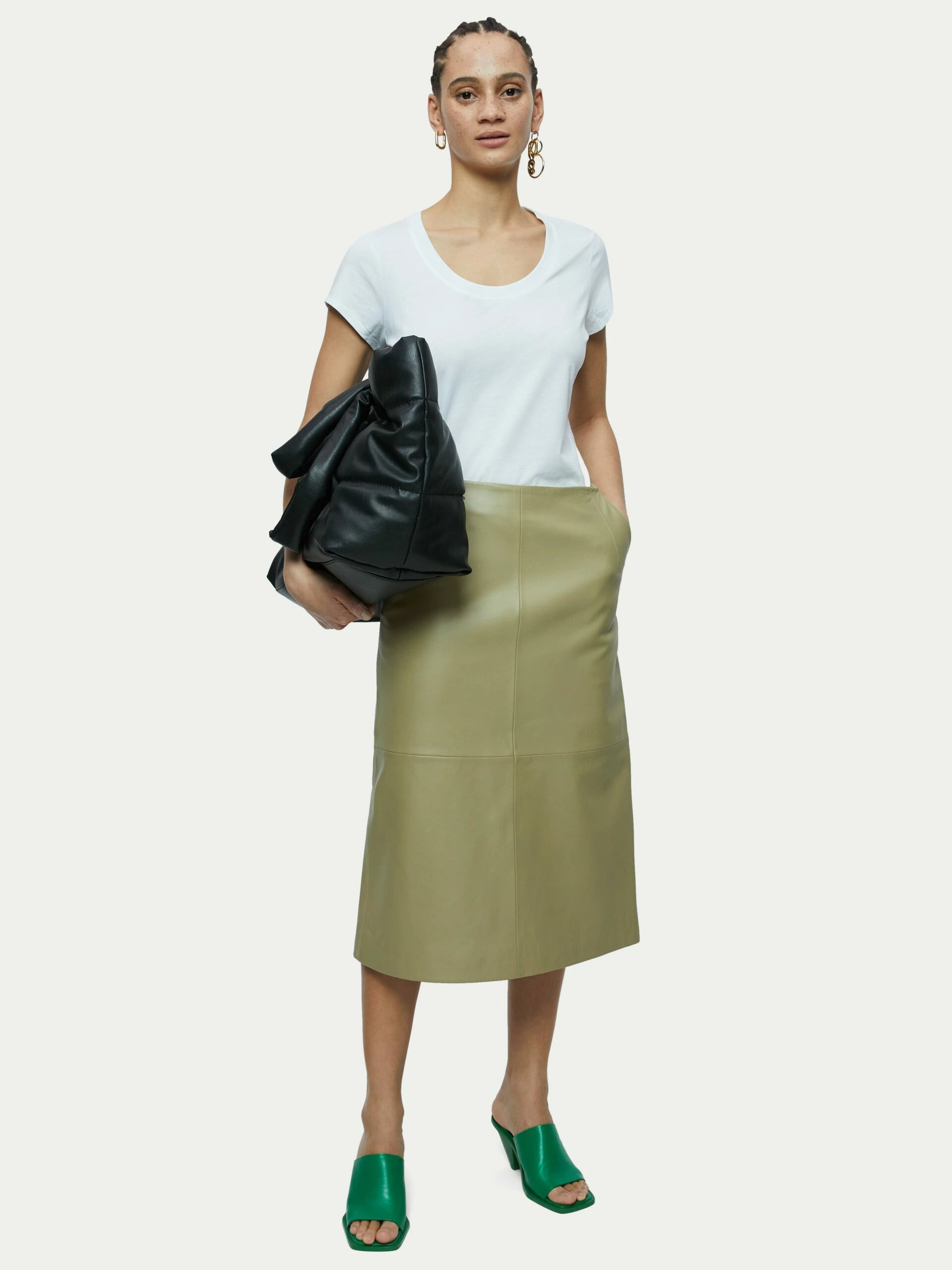 Supima Cotton Short Sleeve Tee | White 3 Supima Cotton Short Sleeve Tee | White - Image 3