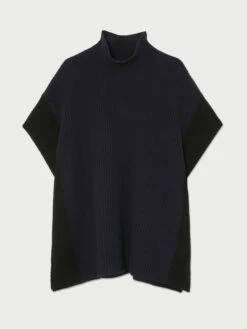 Merino Rib Tabard | Dark Navy -Jigsaw Shop J42644 BL030 7