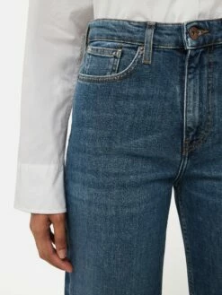 Tyne Wide Leg Crop Jean | Vintage Mid Blue 11 Tyne Wide Leg Crop Jean | Vintage Mid Blue -Jigsaw Shop J43567 BL192 7