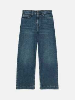 Tyne Wide Leg Crop Jean | Vintage Mid Blue 13 Tyne Wide Leg Crop Jean | Vintage Mid Blue -Jigsaw Shop J43567 BL192 STILL
