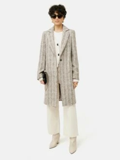 Boucle Coat | Multi -Jigsaw Shop J44810 AS011 3