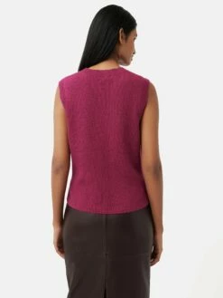 Cotton Blend Crew Tank | Berry 15 Cotton Blend Crew Tank | Berry -Jigsaw Shop J44822 PU006 5