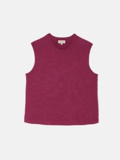 Cotton Blend Crew Tank | Berry 16 Cotton Blend Crew Tank | Berry -Jigsaw Shop J44822 PU006 STILL 10