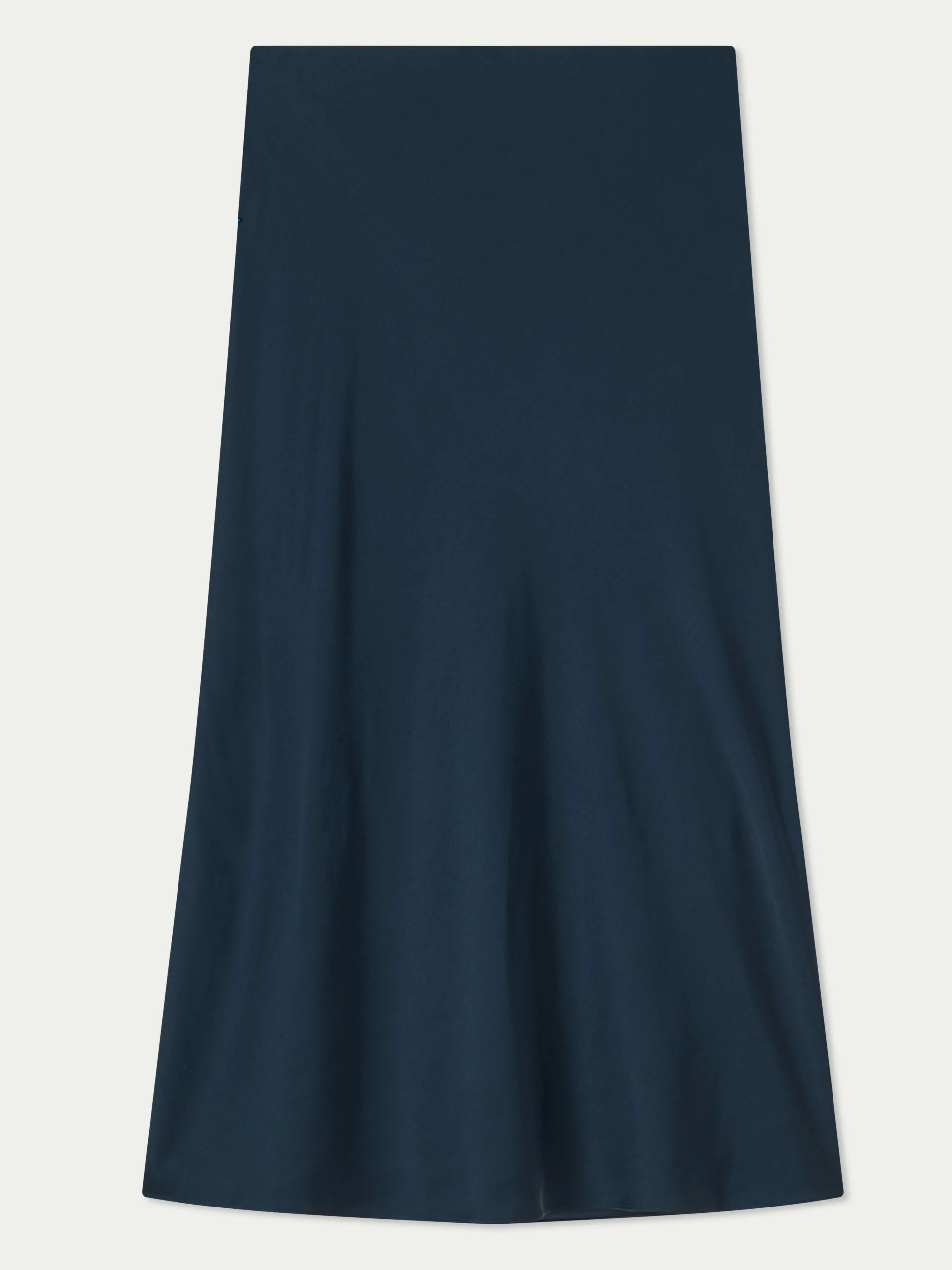 Satin Bias Midi Slip Skirt | Navy 6 Satin Bias Midi Slip Skirt | Navy - Image 6