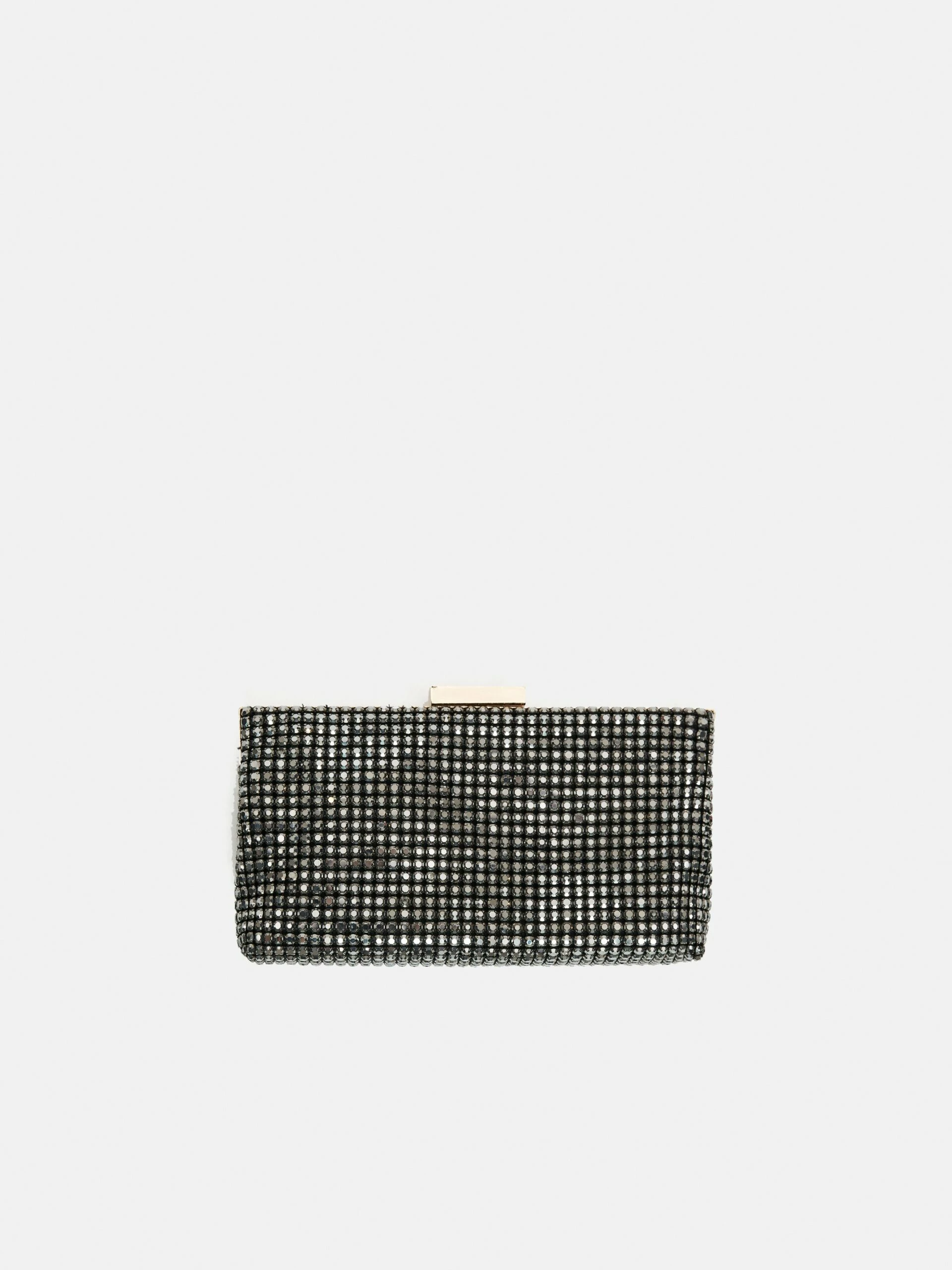 Crystal Frame Evening Bag | Black 1 Crystal Frame Evening Bag | Black