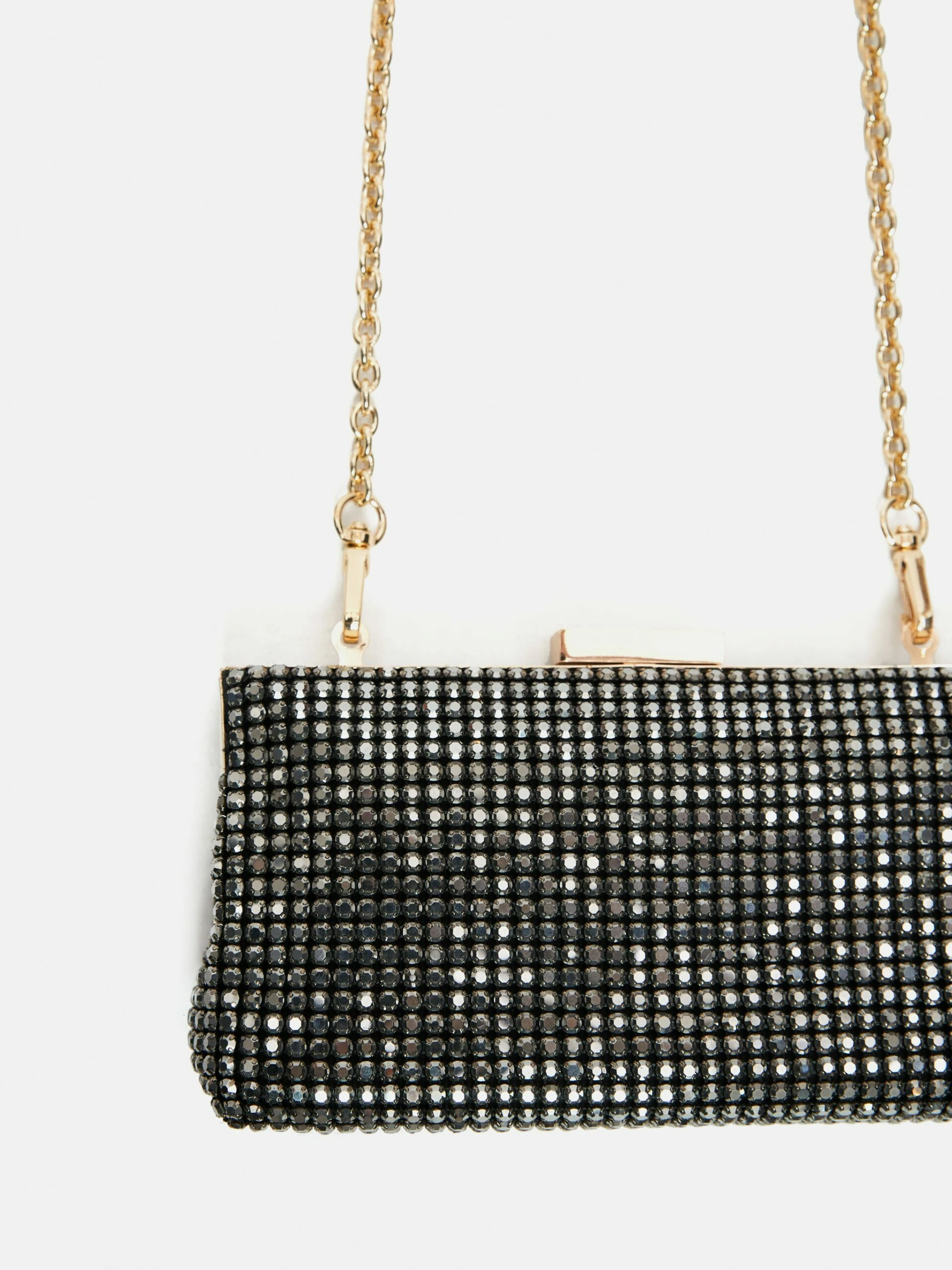 Crystal Frame Evening Bag | Black 3 Crystal Frame Evening Bag | Black - Image 3