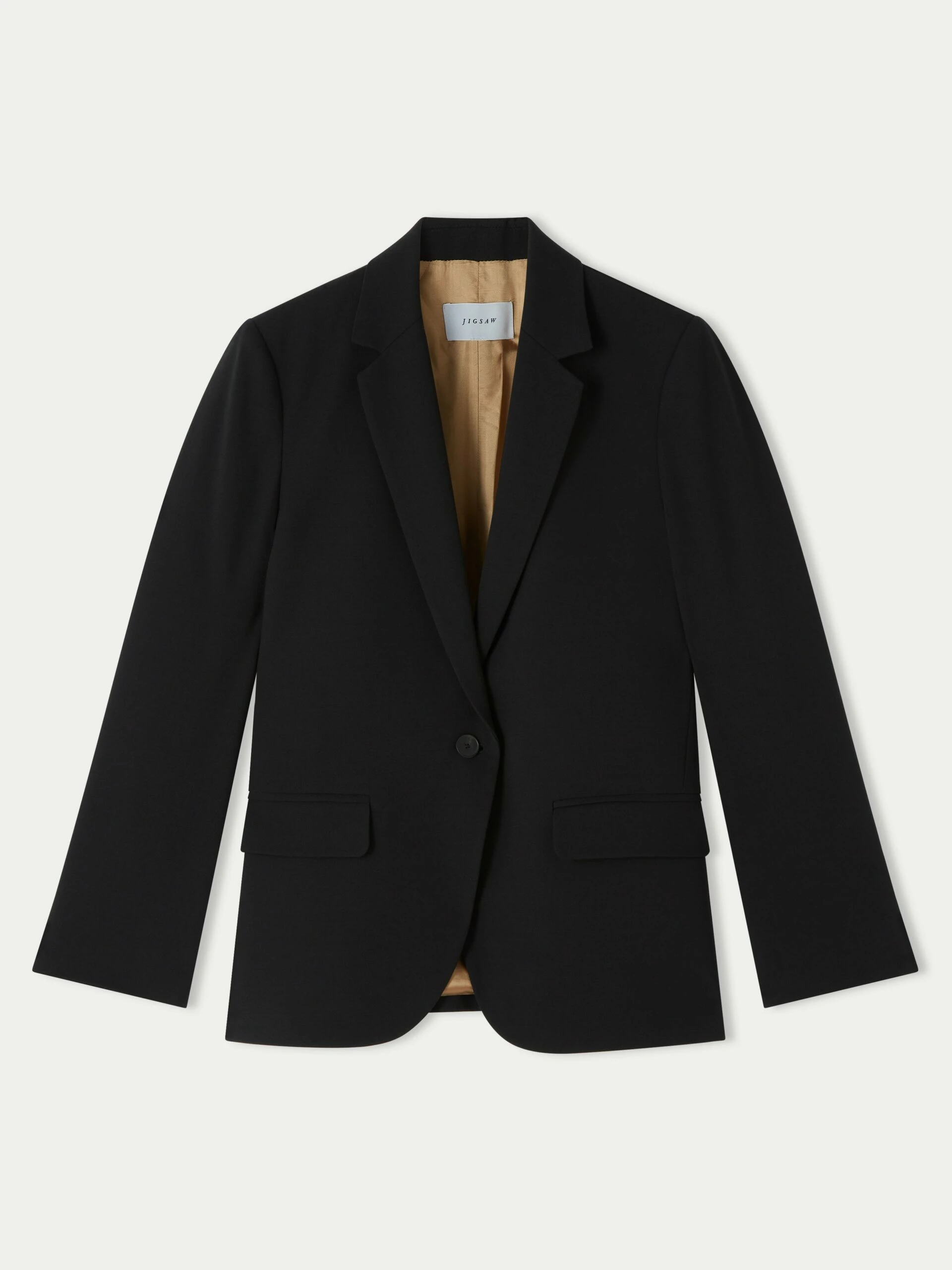 Fluid Twill Brook Blazer | Black 3 Fluid Twill Brook Blazer | Black - Image 3