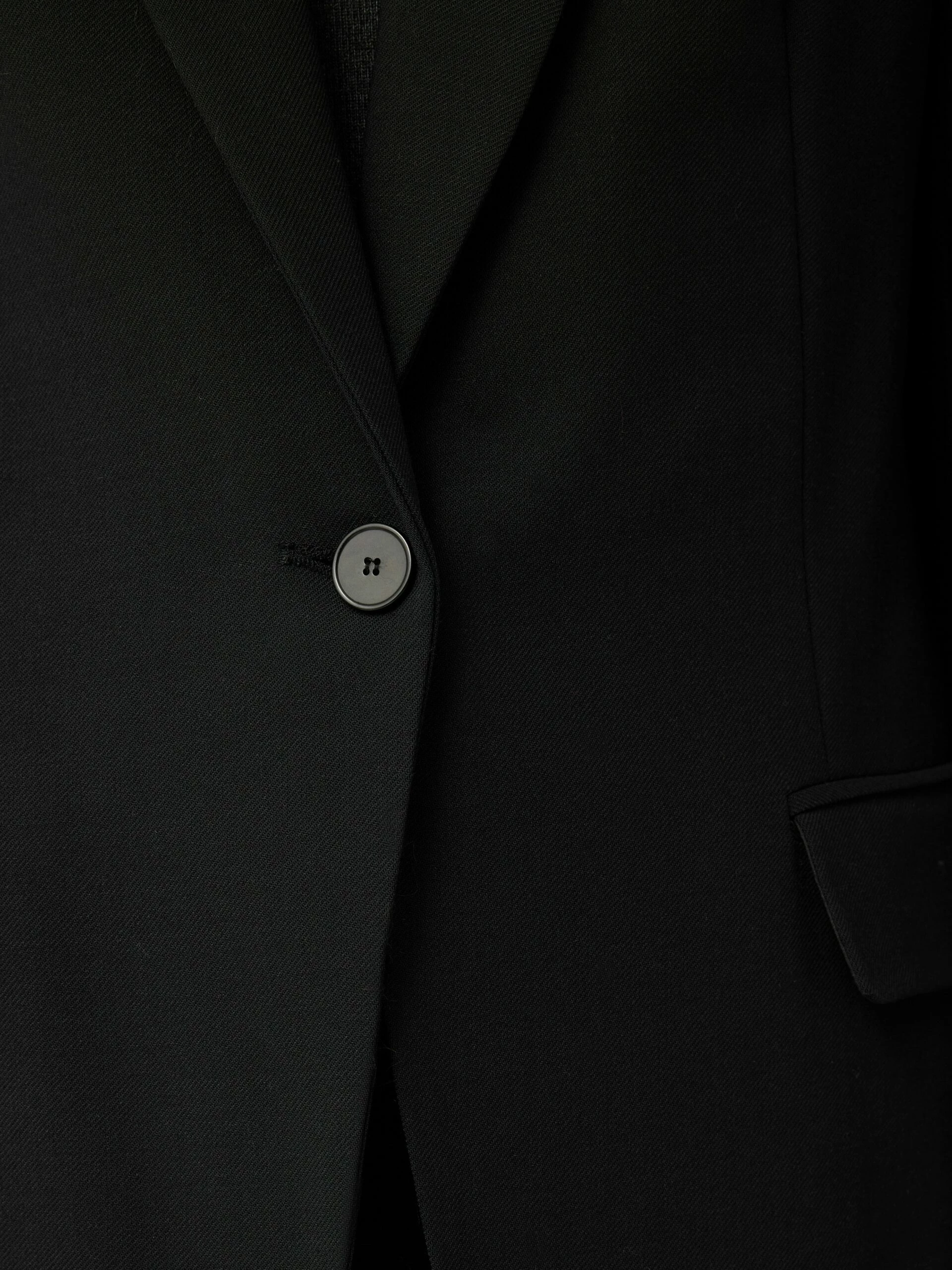 Fluid Twill Knox Blazer | Black 8 Fluid Twill Knox Blazer | Black - Image 8