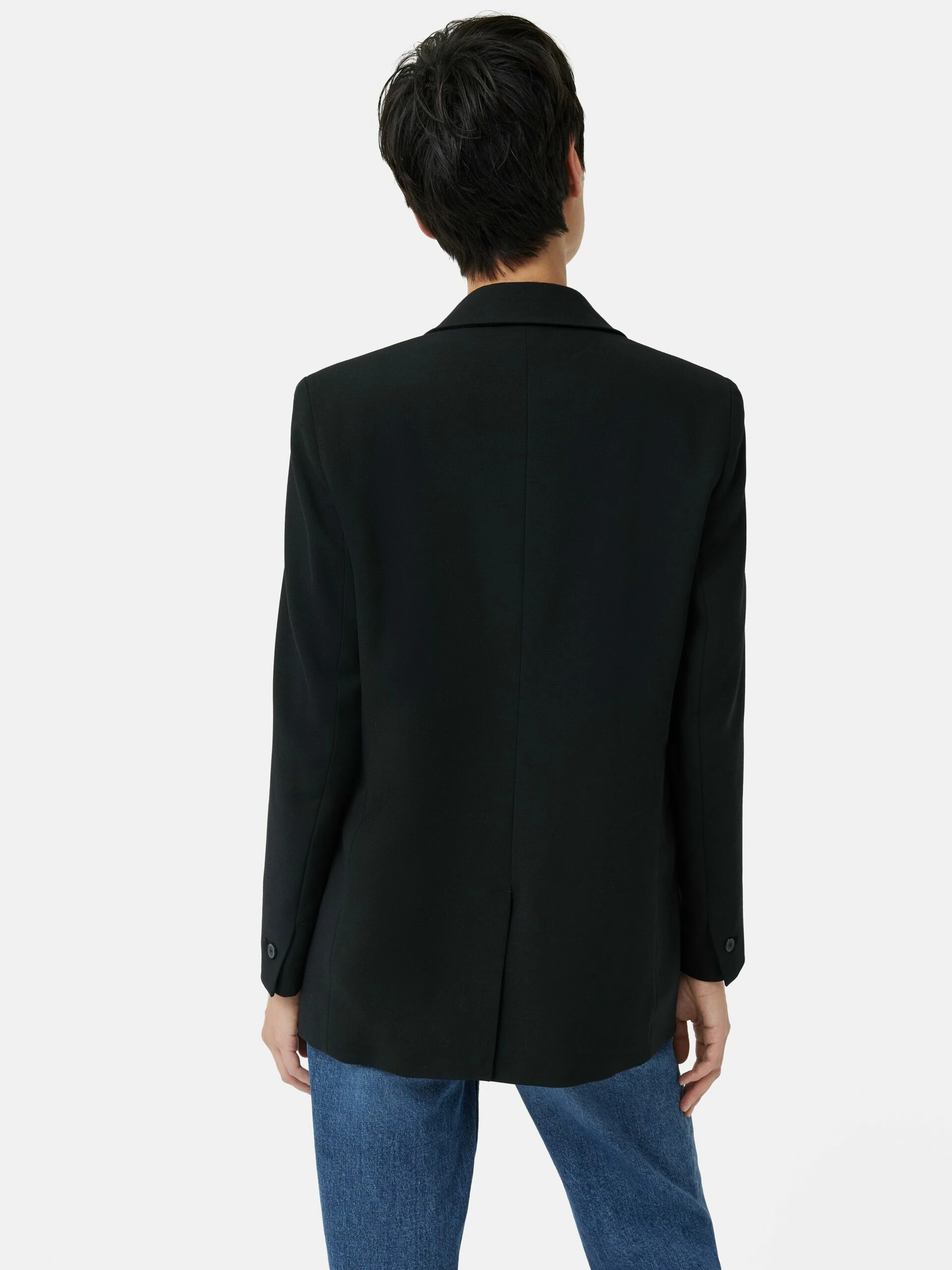 Fluid Twill Knox Blazer | Black 5 Fluid Twill Knox Blazer | Black - Image 5