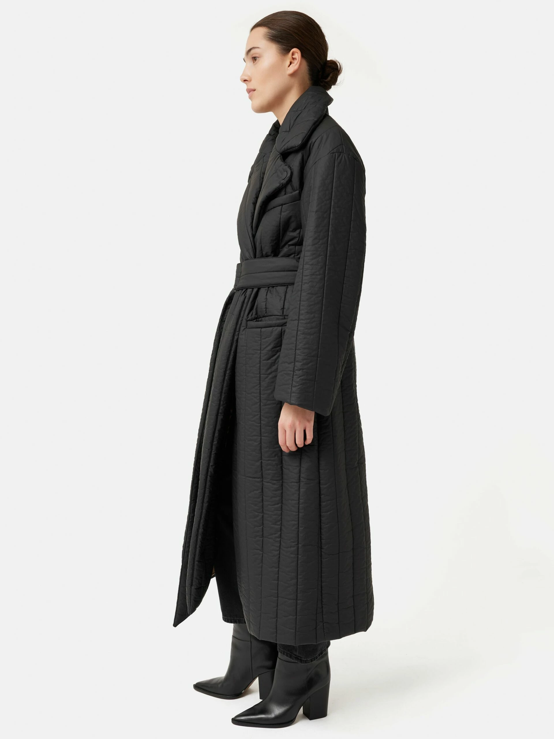 Freya Quilted Puffer Coat | Black 4 Freya Quilted Puffer Coat | Black - Image 4
