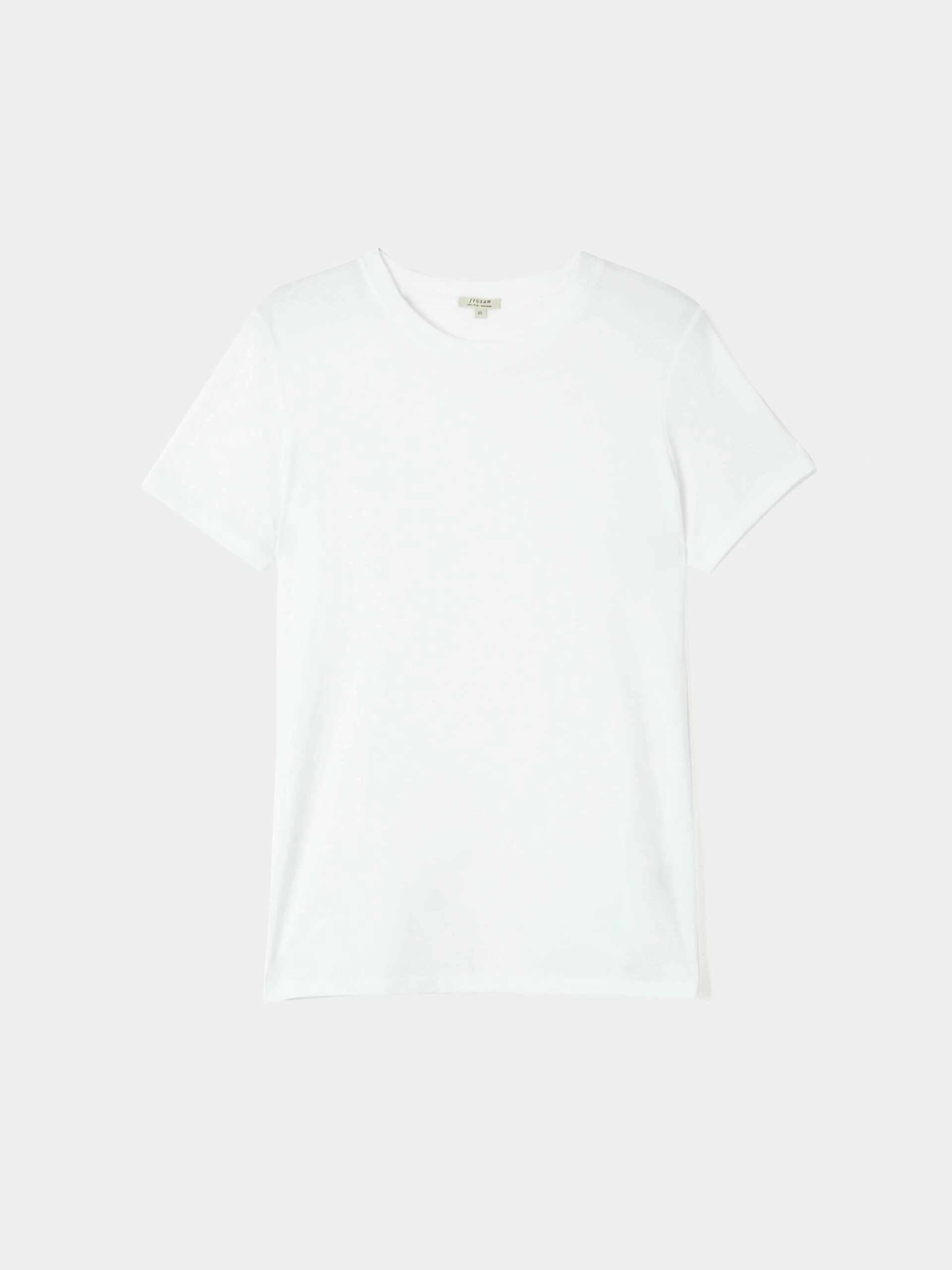Supima Cotton Crew Neck Tee | White 6 Supima Cotton Crew Neck Tee | White - Image 6