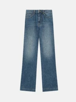 Balfour Long Wide Leg Jean | Vintage Mid Blue 12 Balfour Long Wide Leg Jean | Vintage Mid Blue -Jigsaw Shop J45646 BL192 STILL