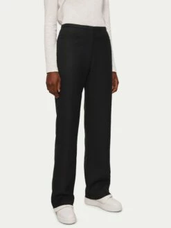 Harris Wool Twill Trouser | Black -Jigsaw Shop J45735 BK000 4