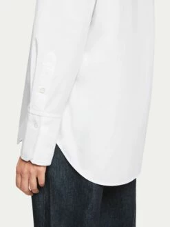 Cotton Relaxed Shirt | White 8 Cotton Relaxed Shirt | White -Jigsaw Shop J45809 WH000 3