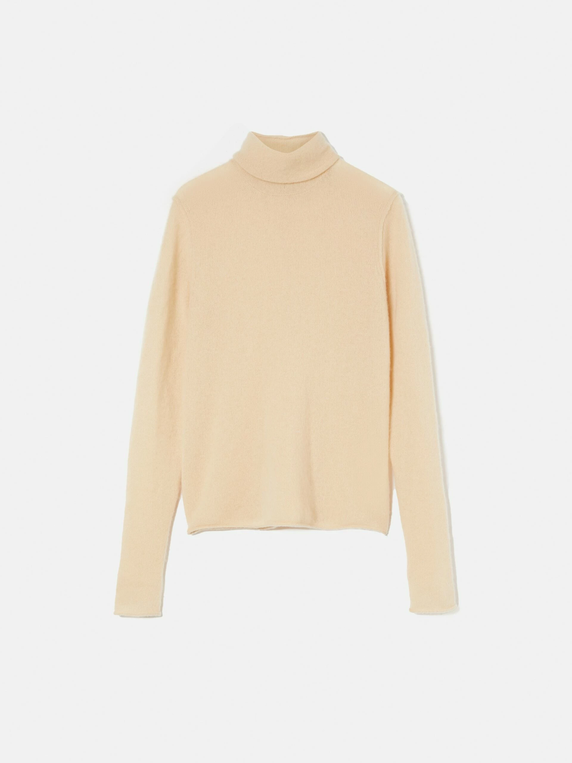Cloud Cashmere Roll Neck | Cream 7 Cloud Cashmere Roll Neck | Cream - Image 7