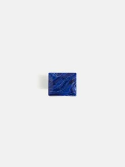 Square Resin Ring | Blue -Jigsaw Shop J45921 BL000 detail