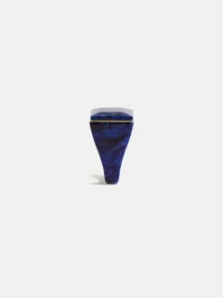 Square Resin Ring | Blue -Jigsaw Shop J45921 BL000 side