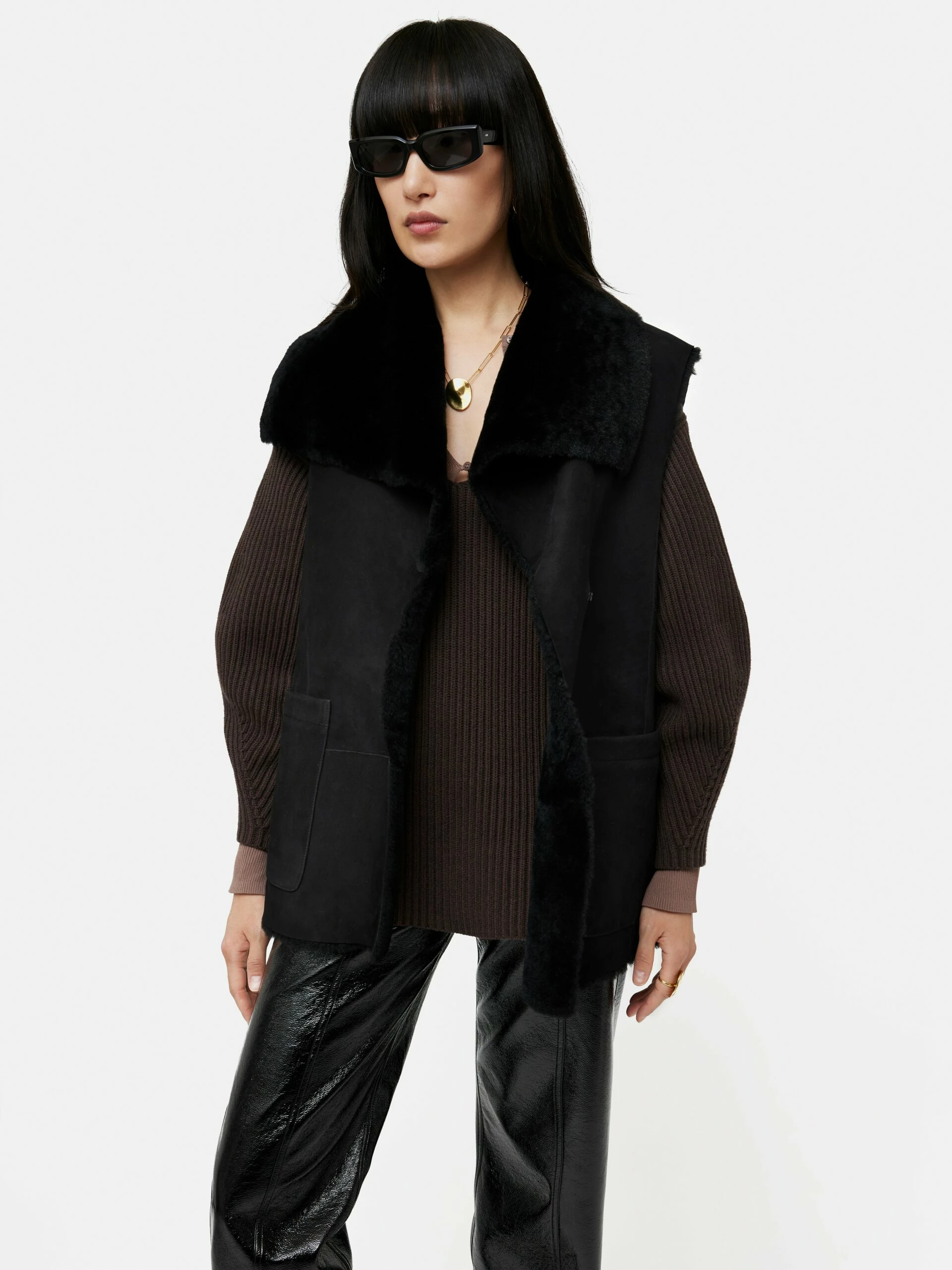 Shearling Gilet | Black 1 Shearling Gilet | Black