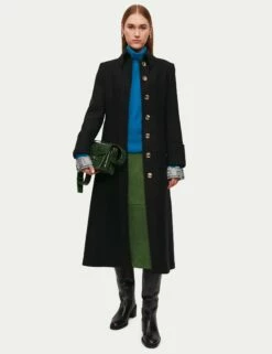 Italian Wool Military Coat | Black 9 Italian Wool Military Coat | Black -Jigsaw Shop J45964 BK000 3