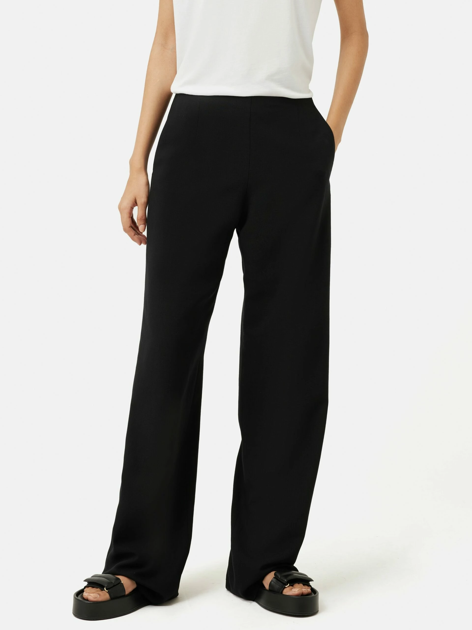 Hopsack Blake Trouser | Black 1 Hopsack Blake Trouser | Black