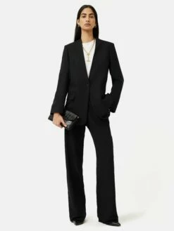 Hopsack Blake Trouser | Black 13 Hopsack Blake Trouser | Black -Jigsaw Shop J46320 BK000 9