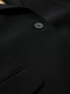 Hopsack Collarless Blazer | Black 13 Hopsack Collarless Blazer | Black -Jigsaw Shop J46323 BK000 STILL 14