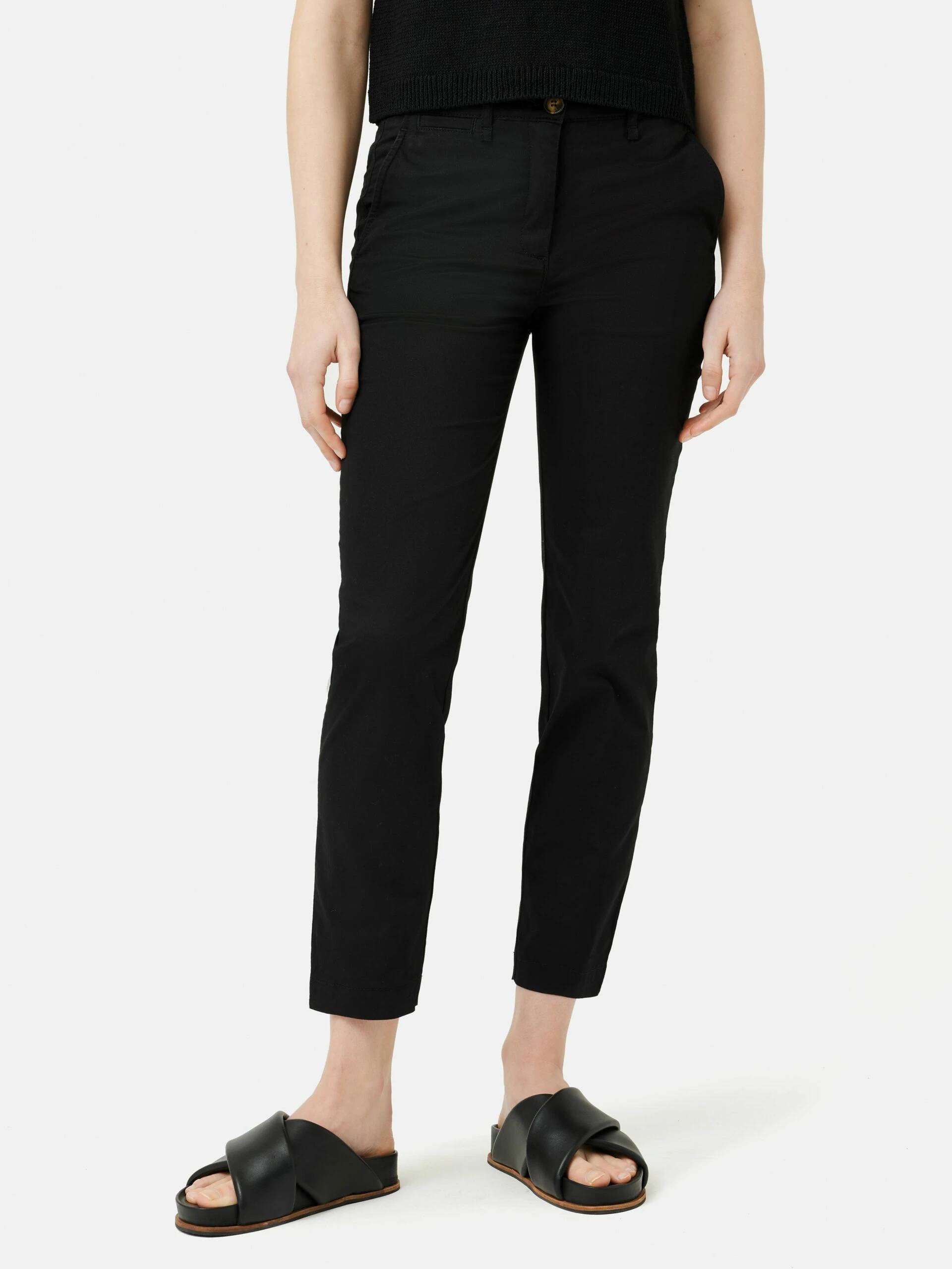 Slim Leg Cotton Chino | Black 1 Slim Leg Cotton Chino | Black