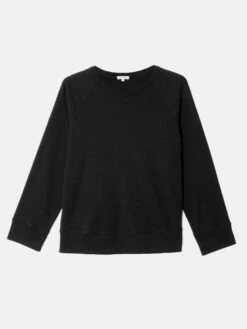 Cotton Luxe Raglan Tee | Black 12 Cotton Luxe Raglan Tee | Black -Jigsaw Shop J46516 BK000 STILL 10 1