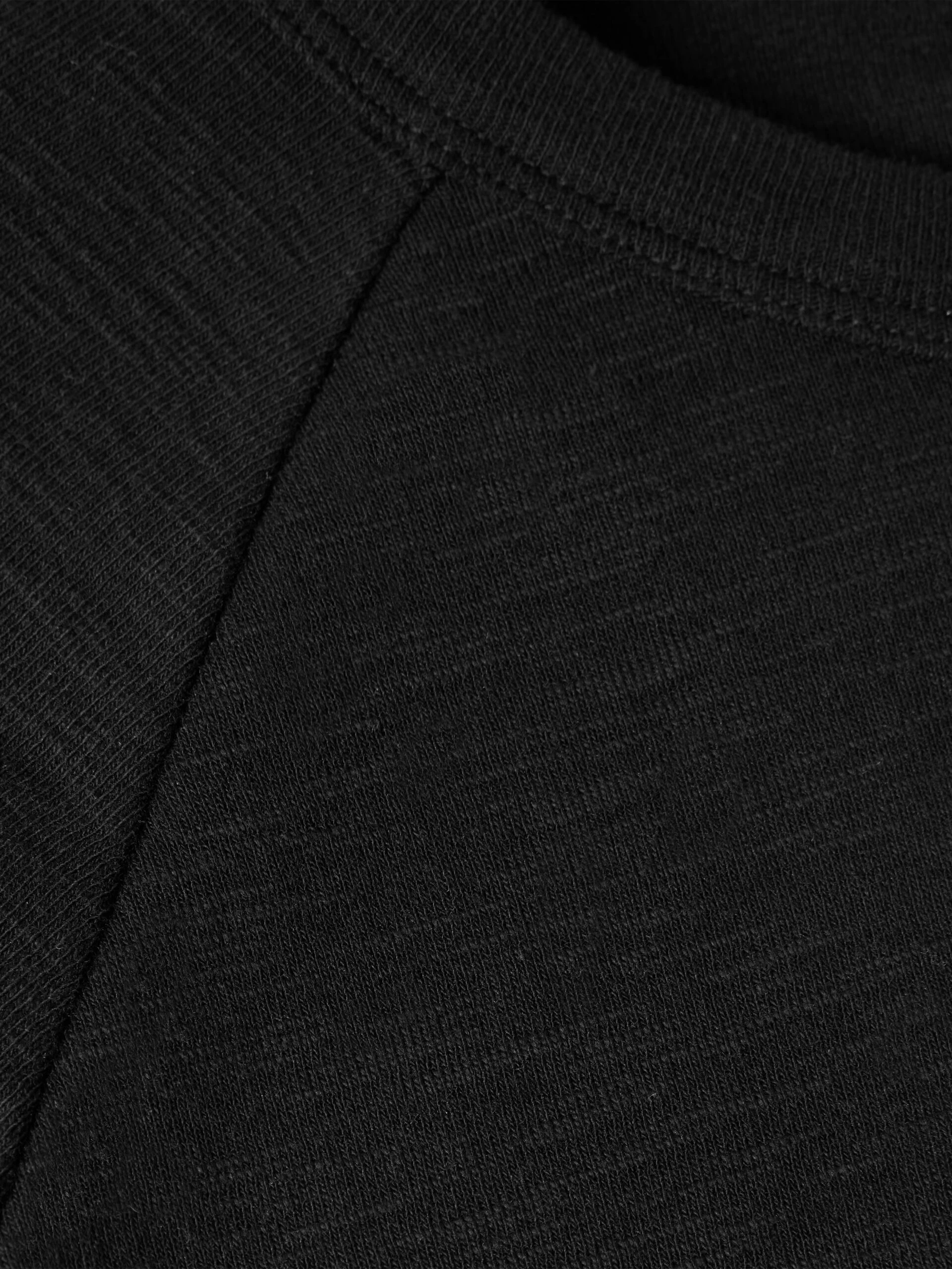 Cotton Luxe Raglan Tee | Black 7 Cotton Luxe Raglan Tee | Black - Image 7