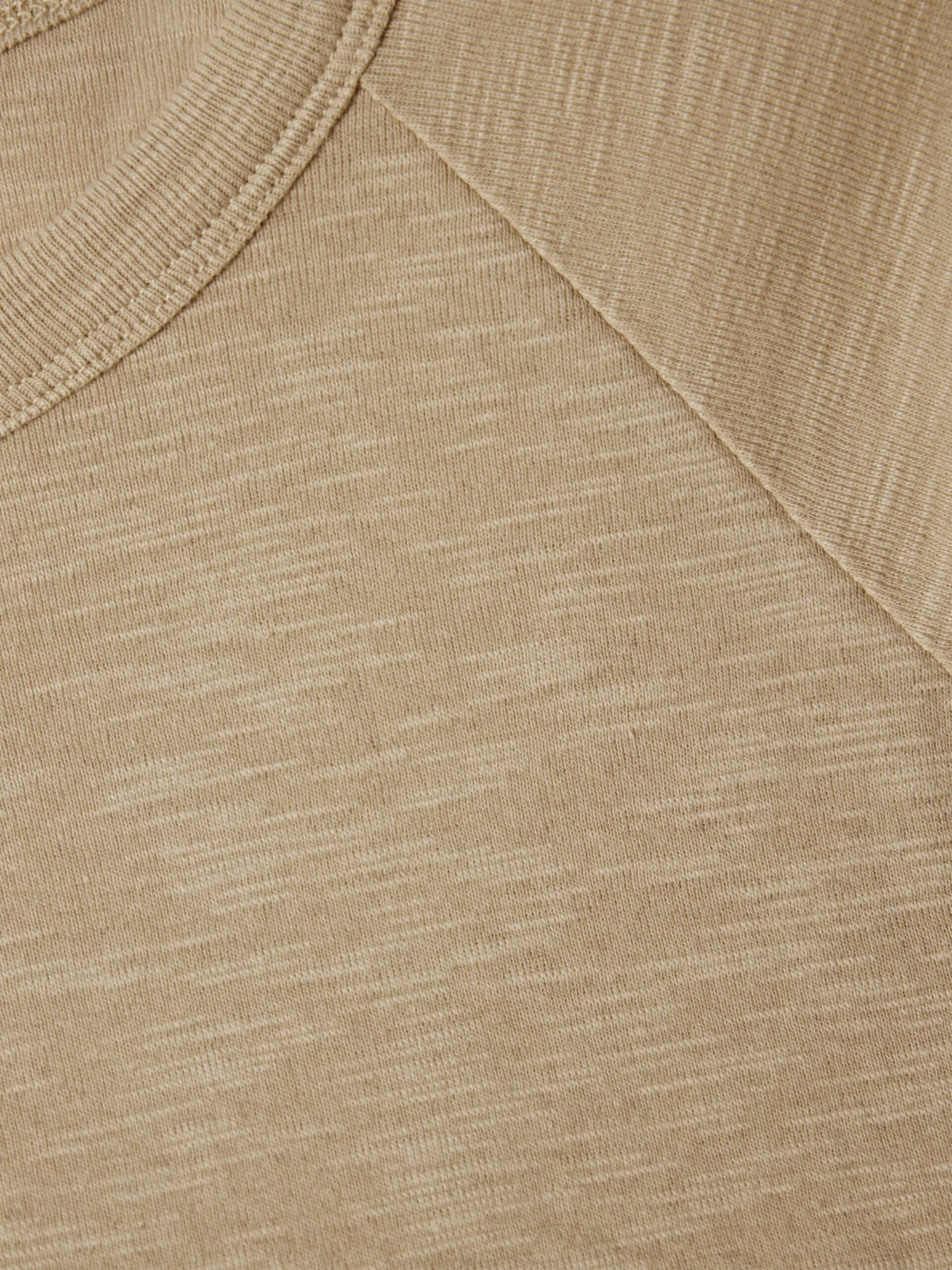Cotton Luxe Raglan Tee | Beige 6 Cotton Luxe Raglan Tee | Beige - Image 6
