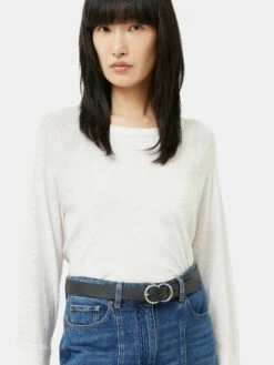 Cotton Luxe Raglan Tee | White 11 Cotton Luxe Raglan Tee | White -Jigsaw Shop J46516 WH000 7