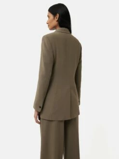 Lawson Slim Double Breasted Jacket | Taupe -Jigsaw Shop J46572 CR013 5