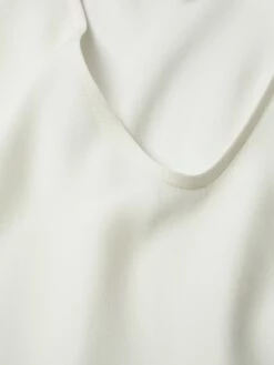 Josie Silk Vest | Ivory -Jigsaw Shop J46602 CR018 STILL 14