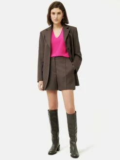 Josie Silk Vest | Pink -Jigsaw Shop J46602 PI000 9