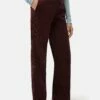 Wide Leg Jumbo Cord Trouser | Purple