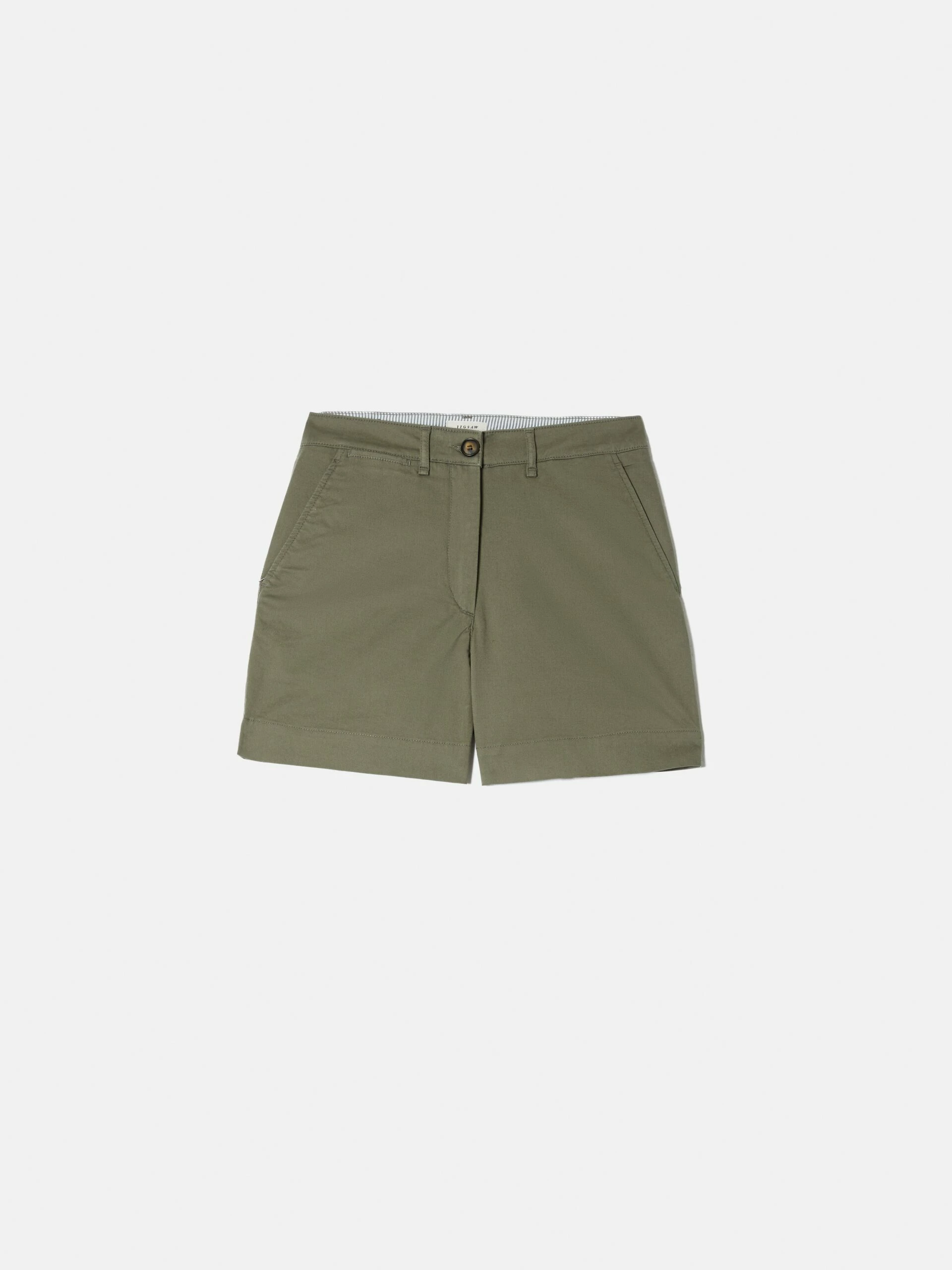 Cotton Chino Short | Olive 6 Cotton Chino Short | Olive - Image 6