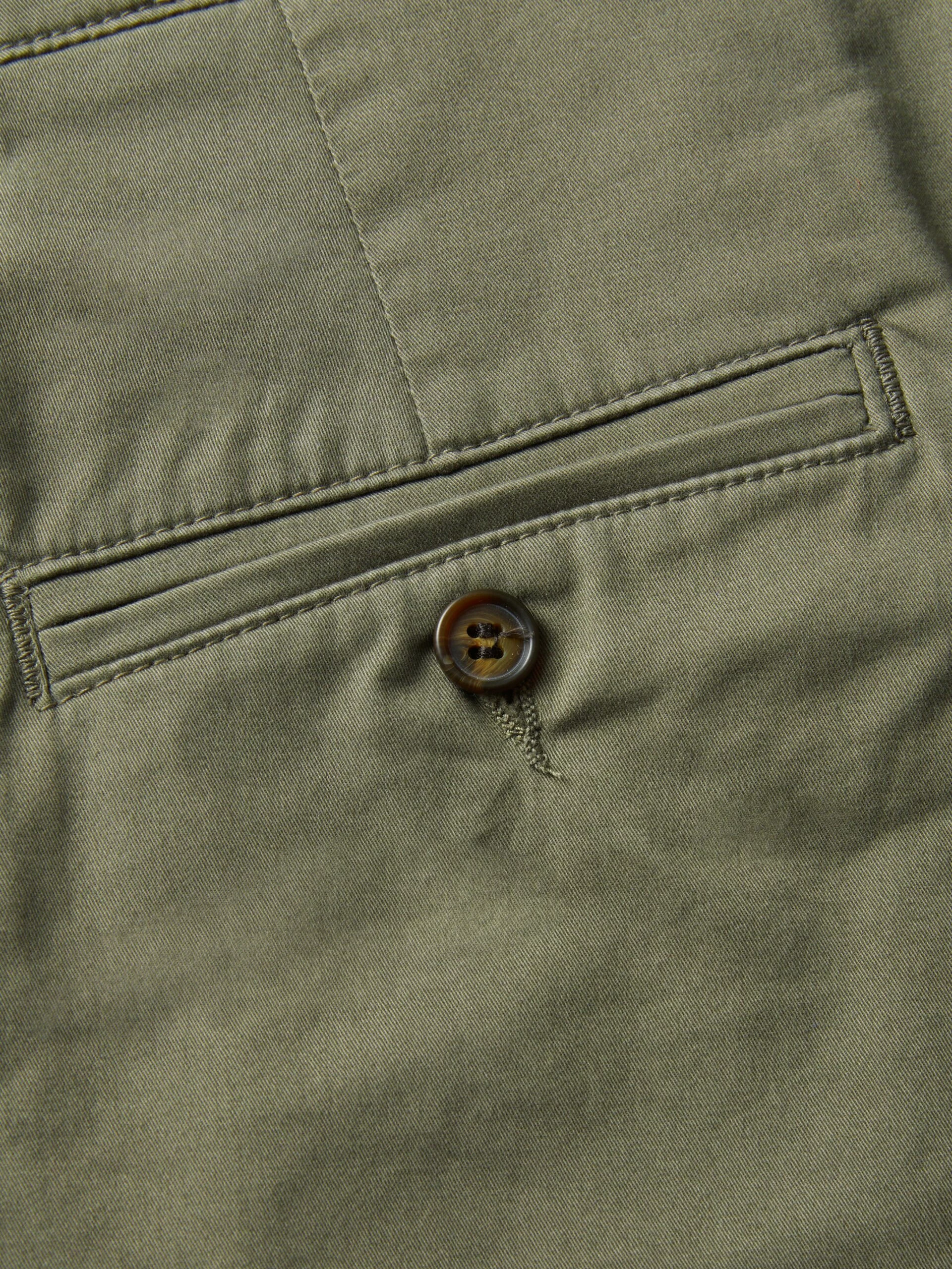 Cotton Chino Short | Olive 7 Cotton Chino Short | Olive - Image 7