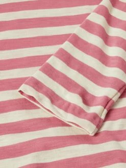Cotton Slub Stripe Long Sleeve Tee | Pink 12 Cotton Slub Stripe Long Sleeve Tee | Pink -Jigsaw Shop J46761 PI000 STILL 11