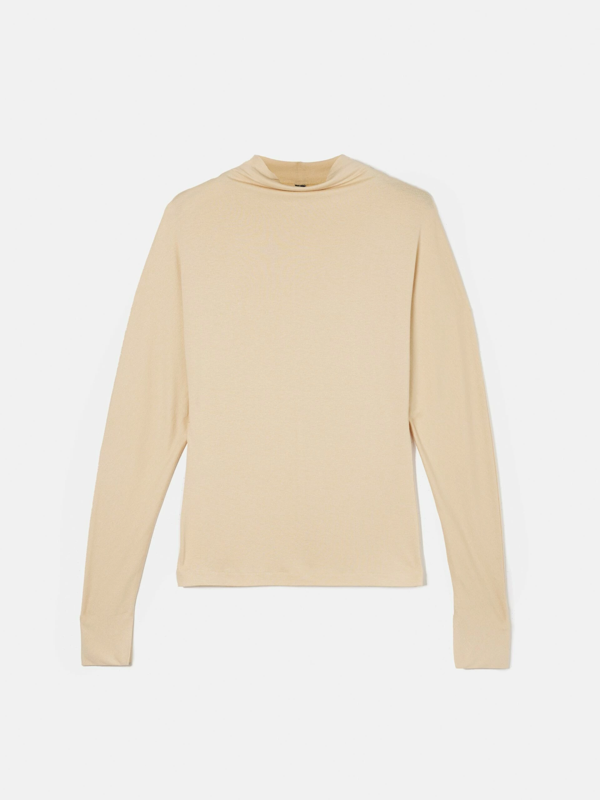 Batwing Cowl Neck Top | Beige 8 Batwing Cowl Neck Top | Beige - Image 8